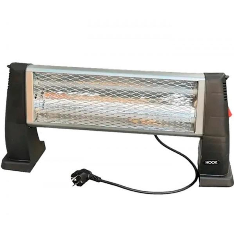 Инфракрасный напольный электрообогреватель HOOK HK406 кварцевый 1000W (29439956) - фото 2 Инфракрасный напольный электрообогреватель HOOK HK406 кварцевый 1000W (29439956) - фото 2