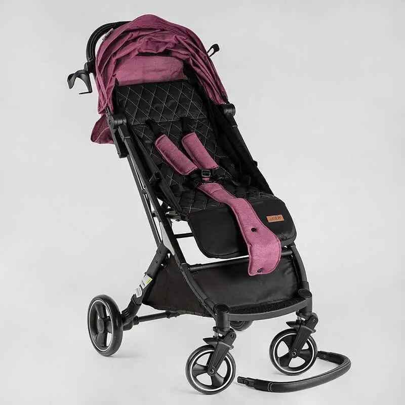 Коляска прогулянкова дитяча Joy Comfort L-30201 Фіолетовий - фото 6