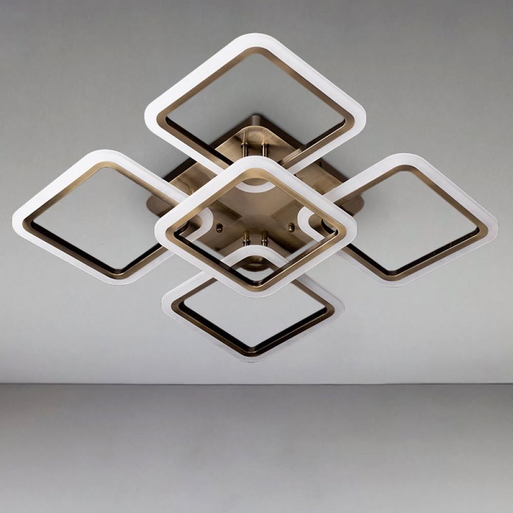 Люстра светодиодная Svet 150W 3000-6000К Бронзовый (SL-5342/4+1 AB DIMMER)