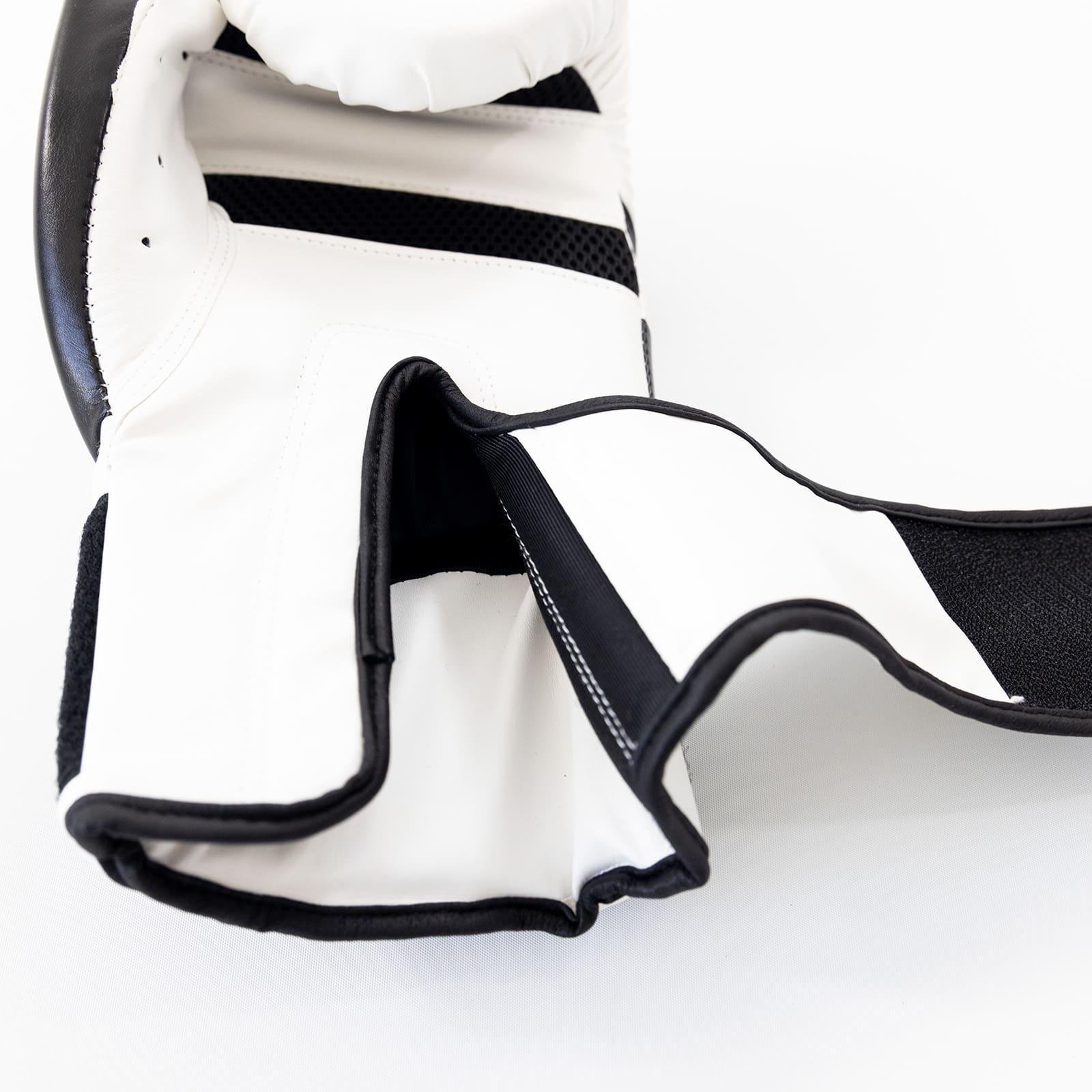 Перчатки боксерские для бокса OSPORT 12 унций кожа PU Бело-черный (BO-5698) - фото 3