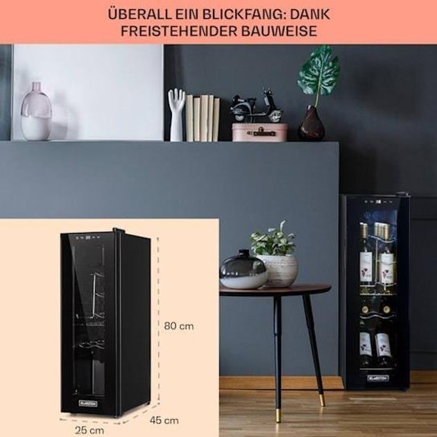 Винний холодильник KLARSTEIN Shiraz 12 Slim Uno (10034625) - фото 6 Винний холодильник KLARSTEIN Shiraz 12 Slim Uno (10034625) - фото 6