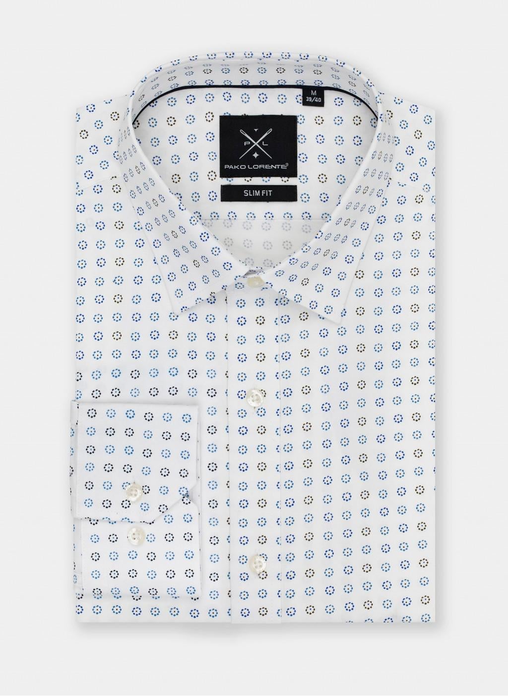 Рубашка мужская Pako Lorente P21SF-1X-110-B XL Белый