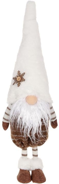 Мягкая игрушка Гном в колпаке 17х14х59 см Белый/Коричневый (BD-877-285)