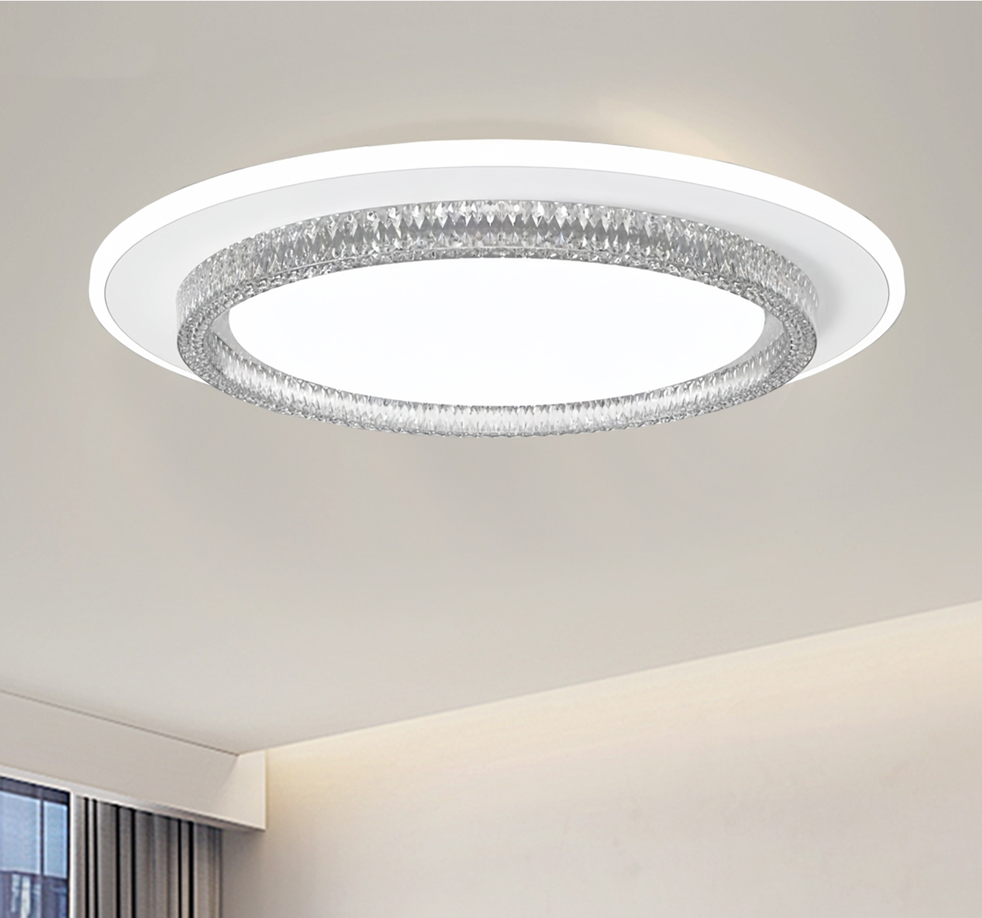 Светильник потолочный LED W-650/45W+45W RM WW+NW+CW (26-594)
