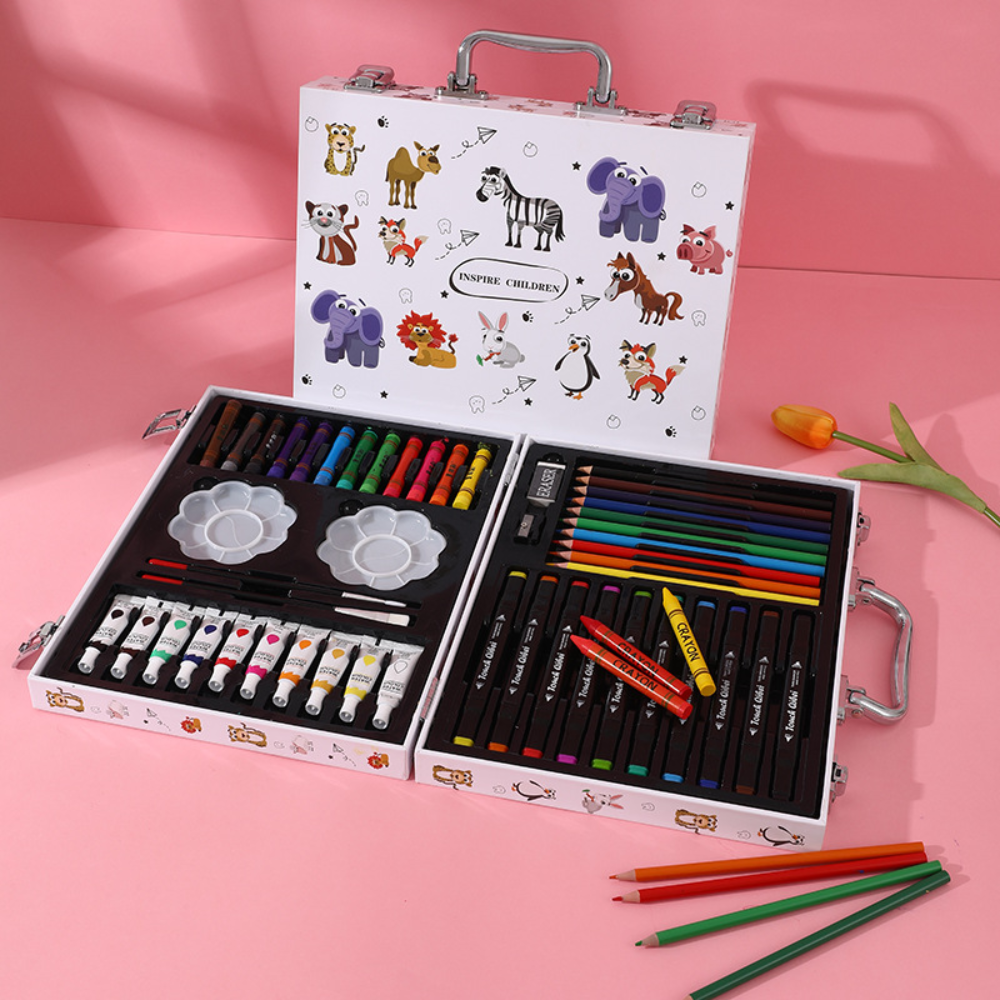 Набор для рисования и творчества для детей Художественный чемодан 48 пр. (0601) - фото 8 Набор для рисования и творчества для детей Художественный чемодан 48 пр. (0601) - фото 8