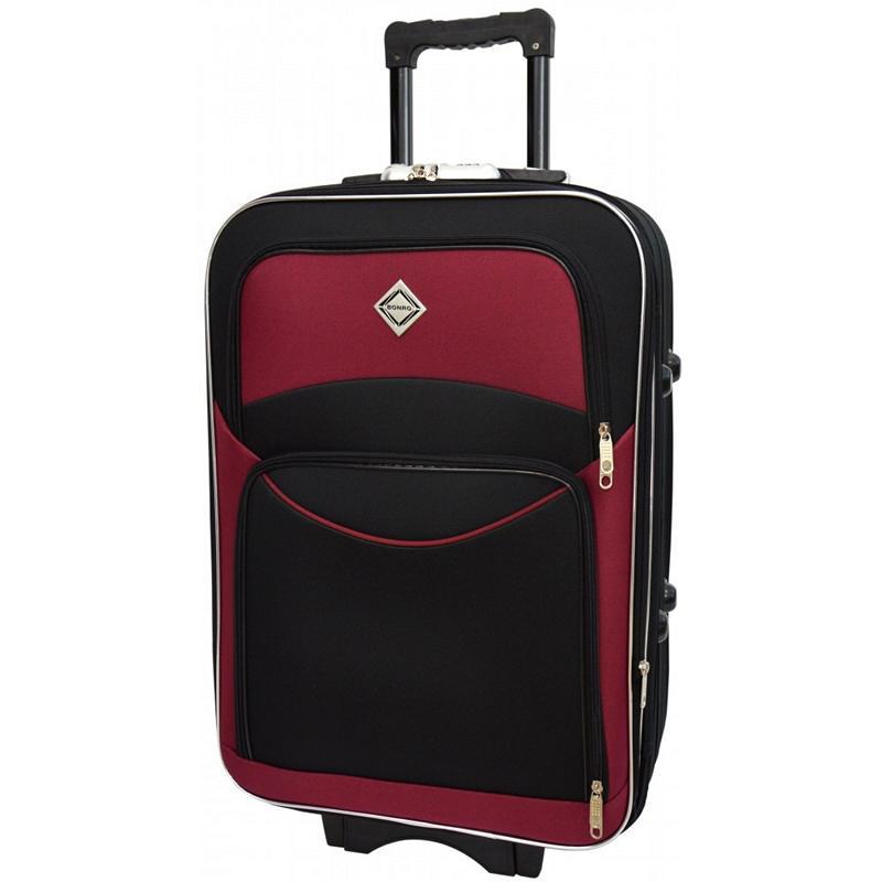 Комплект чемоданов 002 3 шт. Черно-вишневый (333251) - фото 4