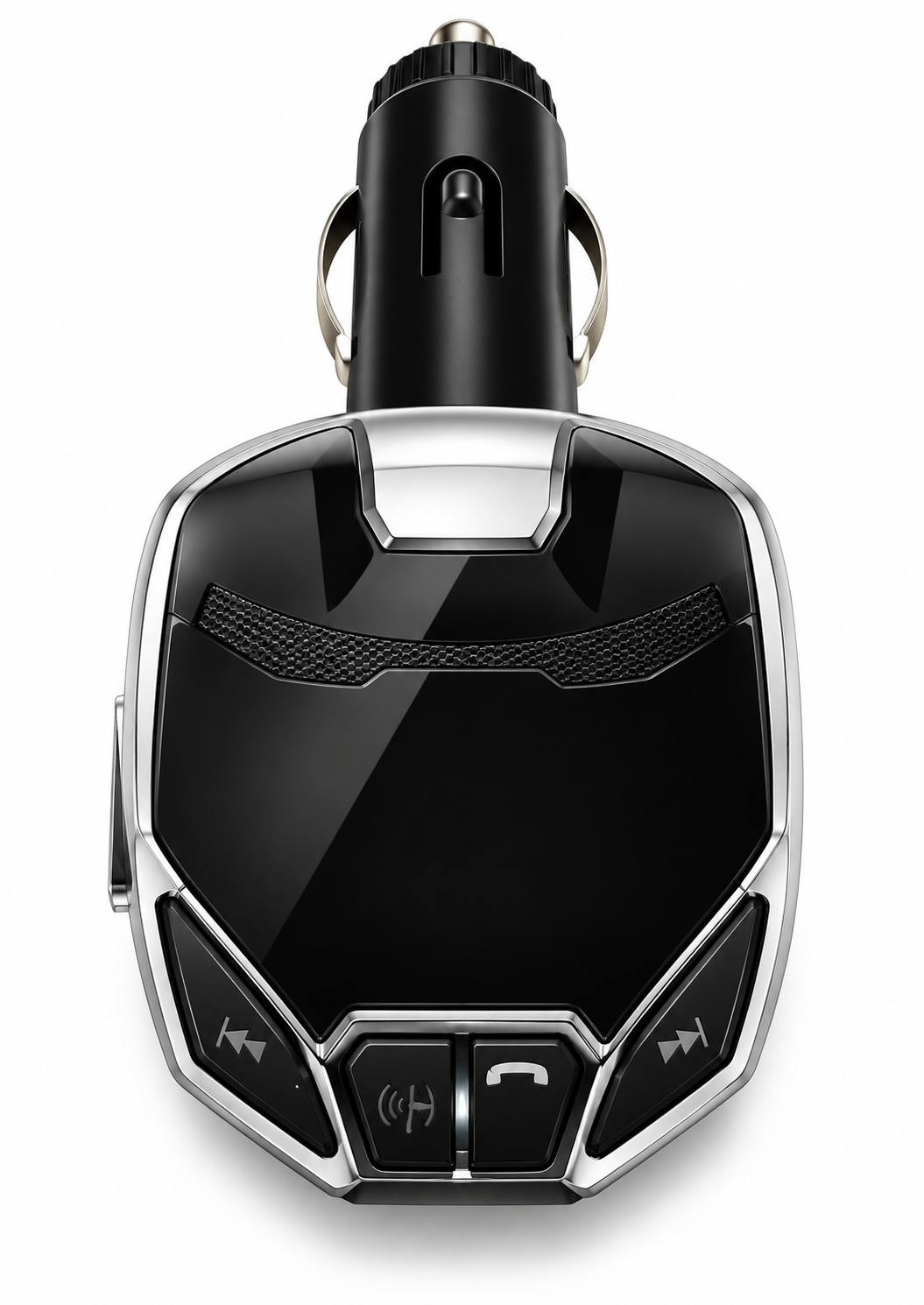 FM-модулятор автомобильный C4 MP3 USB TF/microSD дисплей пульт ДУ Black (5698403)