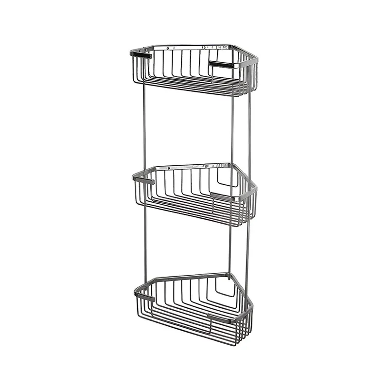 Полочка-решетка Haiba HB335-2 угловая трехъярусная Полочка-решетка Haiba HB335-2 угловая трехъярусная