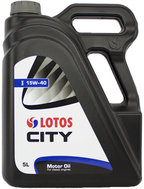 Мастило мінеральне Lotos City SAE SF/CD 15W-40 5 л Чорний