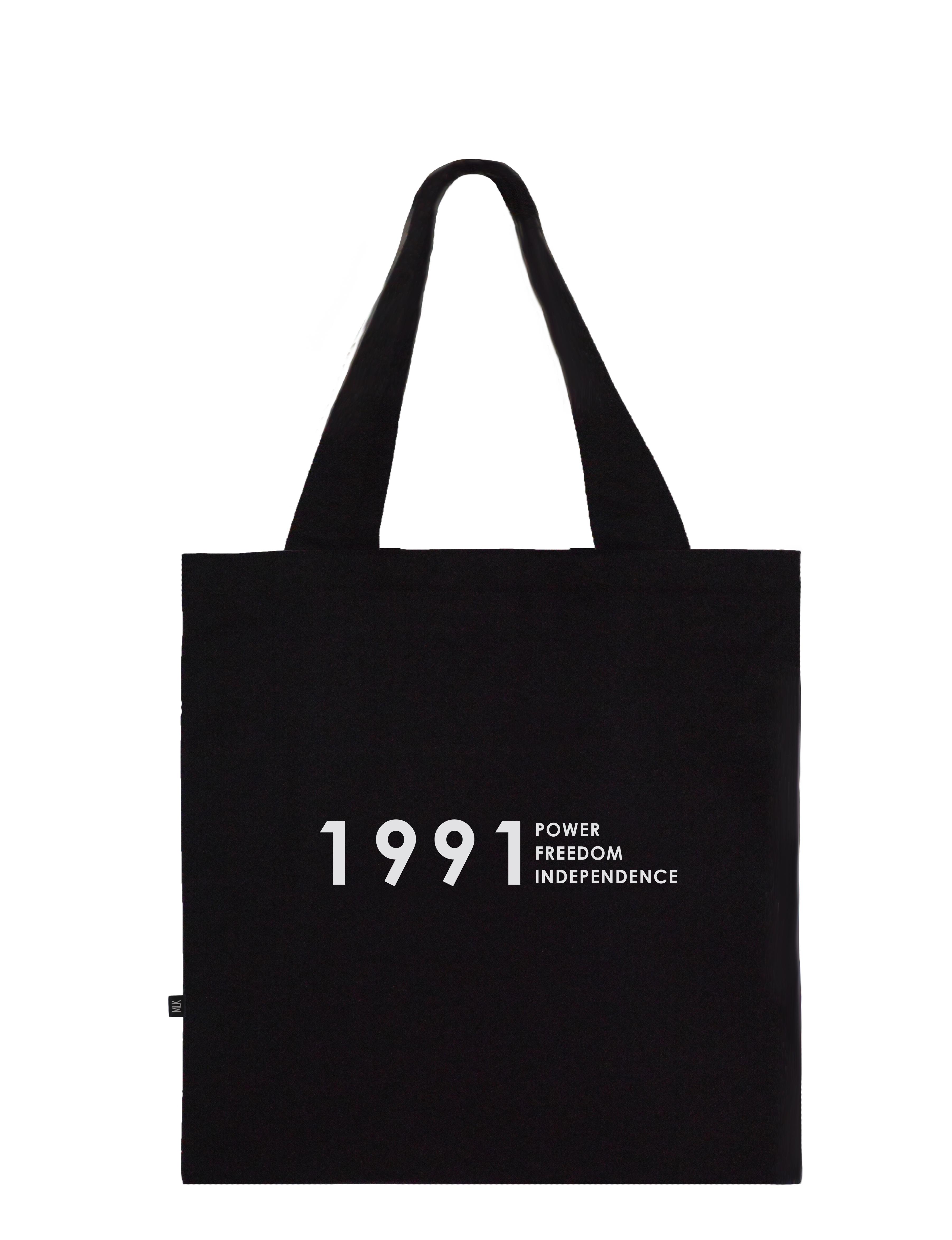 Шопер MLK "1991" 45x50 см Чорний (28064417)