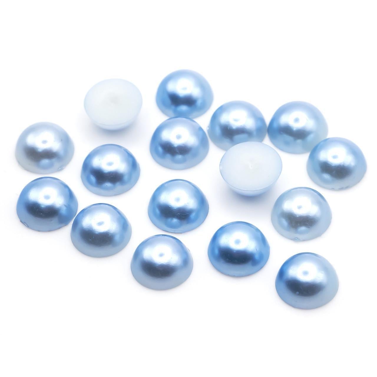 Полубусины акриловые 8 мм 200 шт. Голубой (ПБ0008к21) Полубусины акриловые 8 мм 200 шт. Голубой (ПБ0008к21)