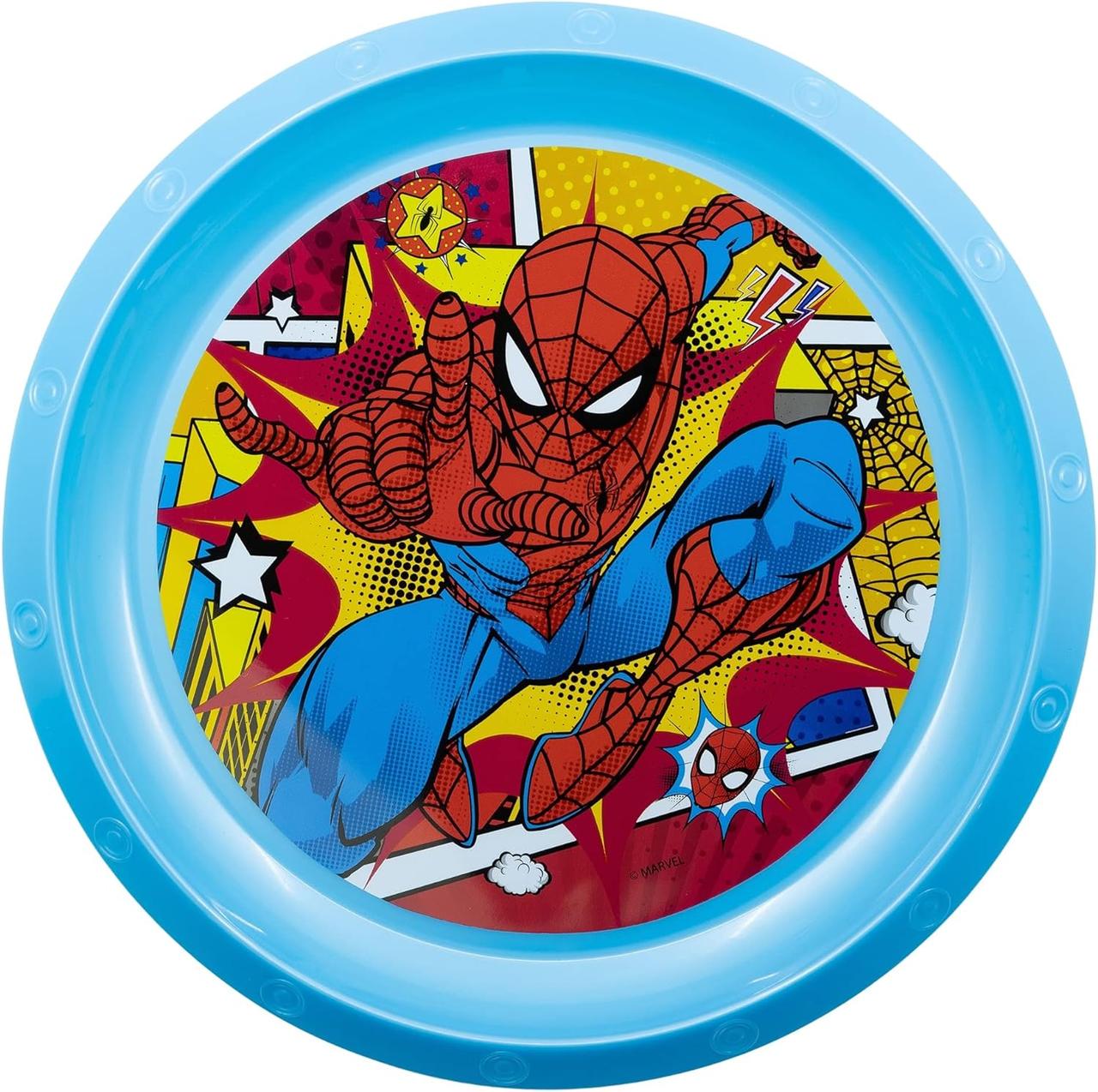 Детская тарелка STOR Spider-Man 21,5х21,5х1,9 см Голубой (2250719511)