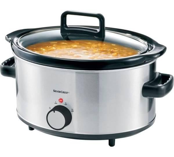 Мультиварка Silver Crest SSC6 320 A1 6 л керамическая чаша Low/High и Keep Warm длительное приготовление при невысокой температуре Мультиварка Silver Crest SSC6 320 A1 6 л керамическая чаша Low/High и Keep Warm длительное приготовление при невысокой температуре