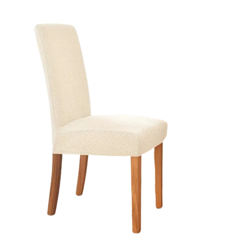 Чехол на стул Geometrics универсальный Молочный (10917667)