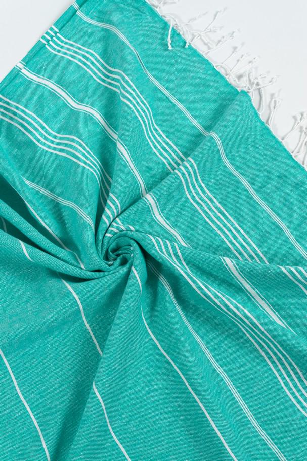 Полотенце Peshtemal Beach Pool Spa 100х180 см Изумрудный (17712652) - фото 3