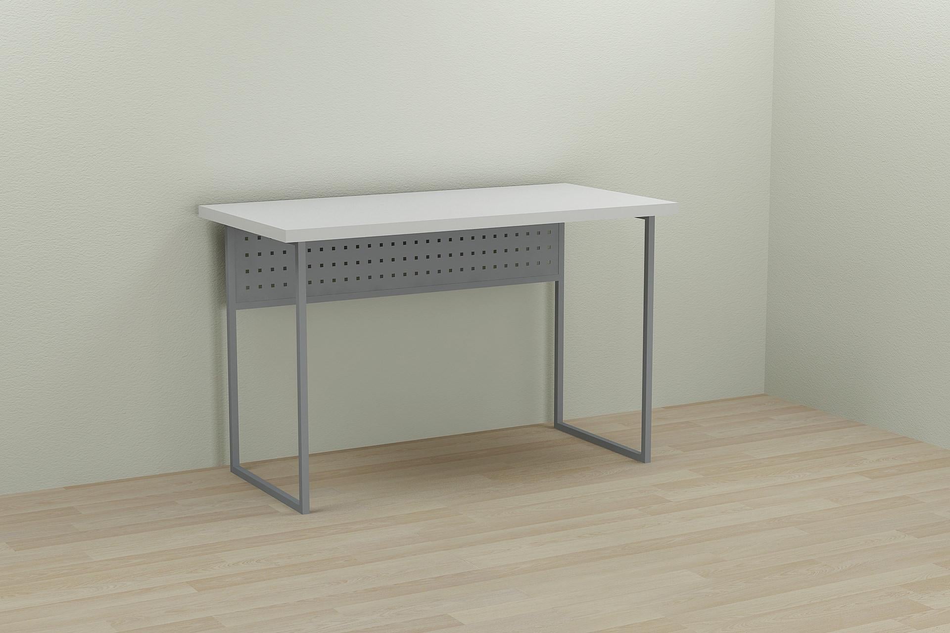 Стол компьютерный Ferrum-decor Майк ДСП 32 мм 75x140x60 см Серый/Белый (FRD-101792) Стол компьютерный Ferrum-decor Майк ДСП 32 мм 75x140x60 см Серый/Белый (FRD-101792)