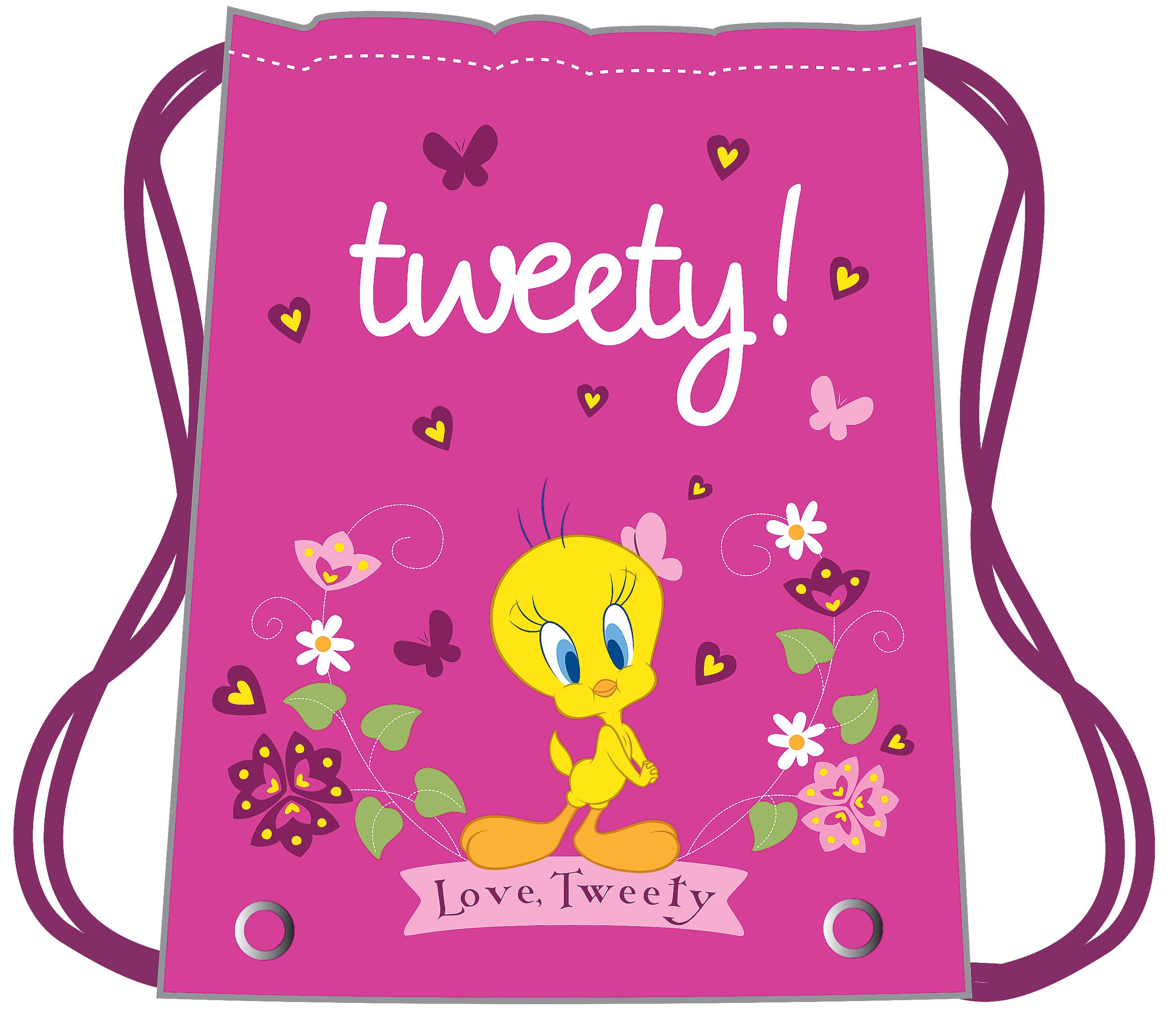 Сумка для обуви Cool for school Tweety Фиолетовый (TW05822)