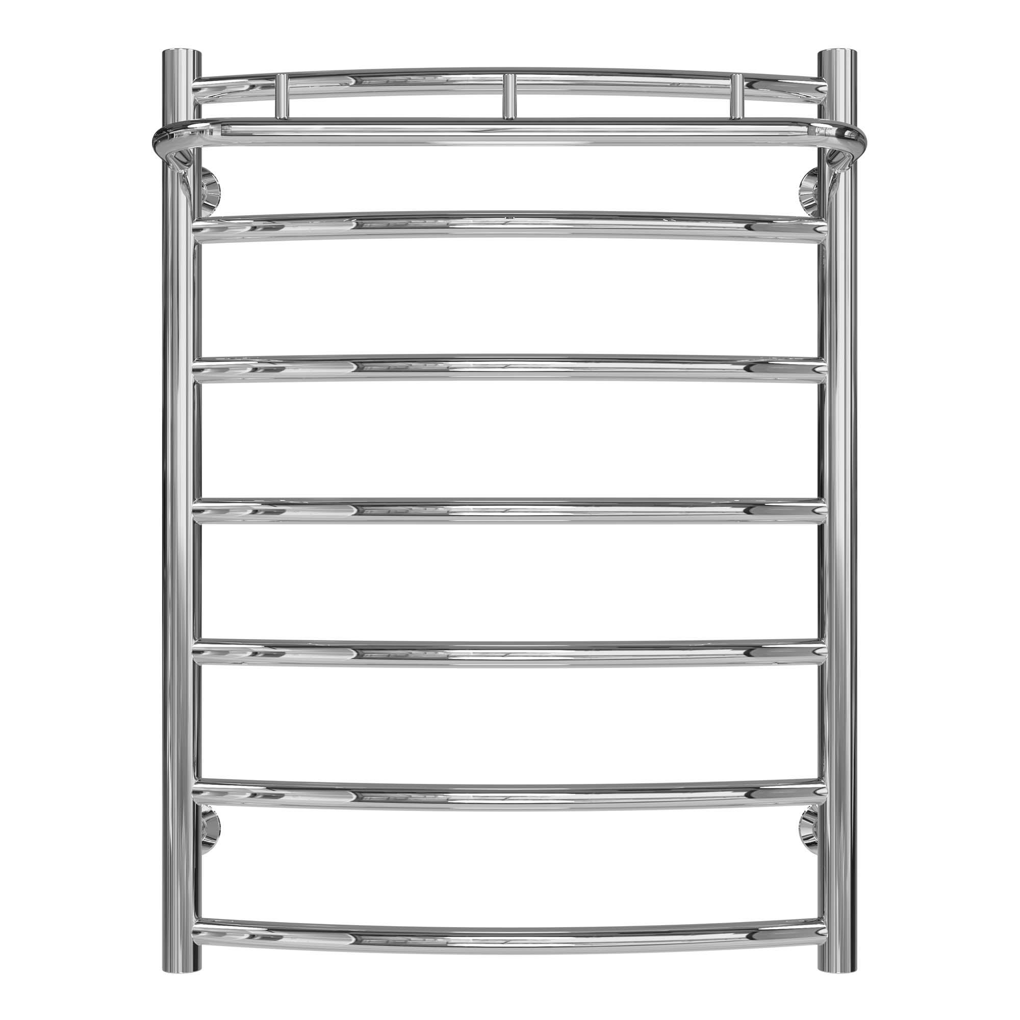 Полотенцесушитель водяной Deffi Классик N П7 нижнее подключение нержавеющая сталь 500х700 мм Хром (C.KN.70.50.7.C.A)