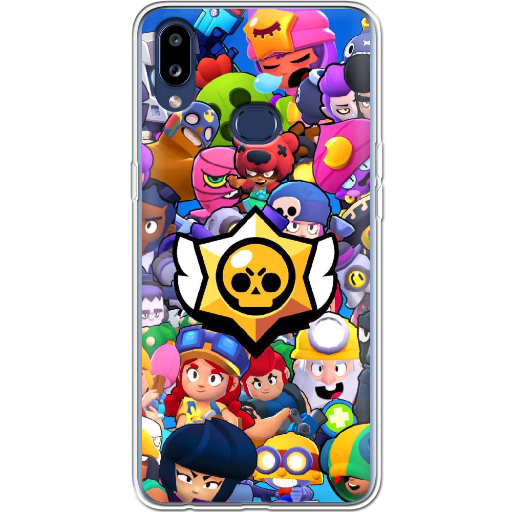 Чохол Boxface Samsung A107 Galaxy A10s Brawl Stars Прозорий силікон (37944-up2389-37944)