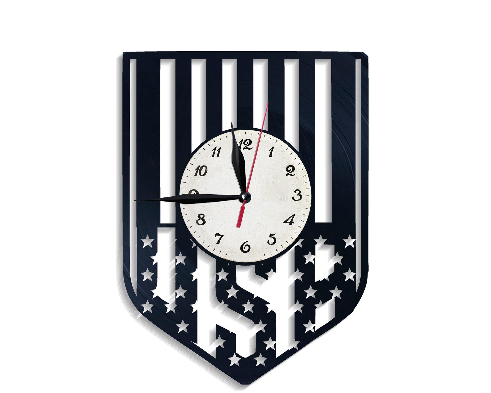 Часы настенные Америка 2881 из виниловой пластинки