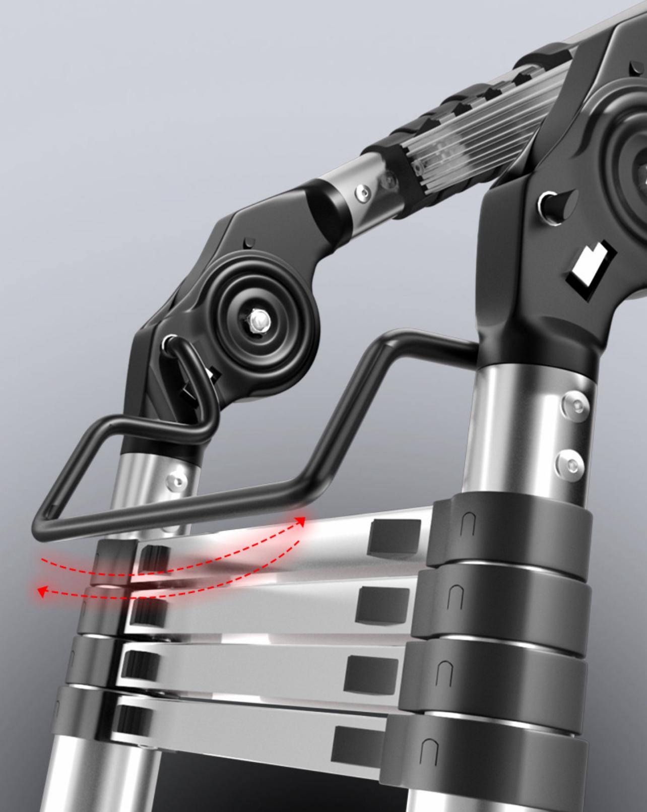 Драбина телескопічна зі стабілізатором 5,6 м (8527) - фото 7 Драбина телескопічна зі стабілізатором 5,6 м (8527) - фото 7