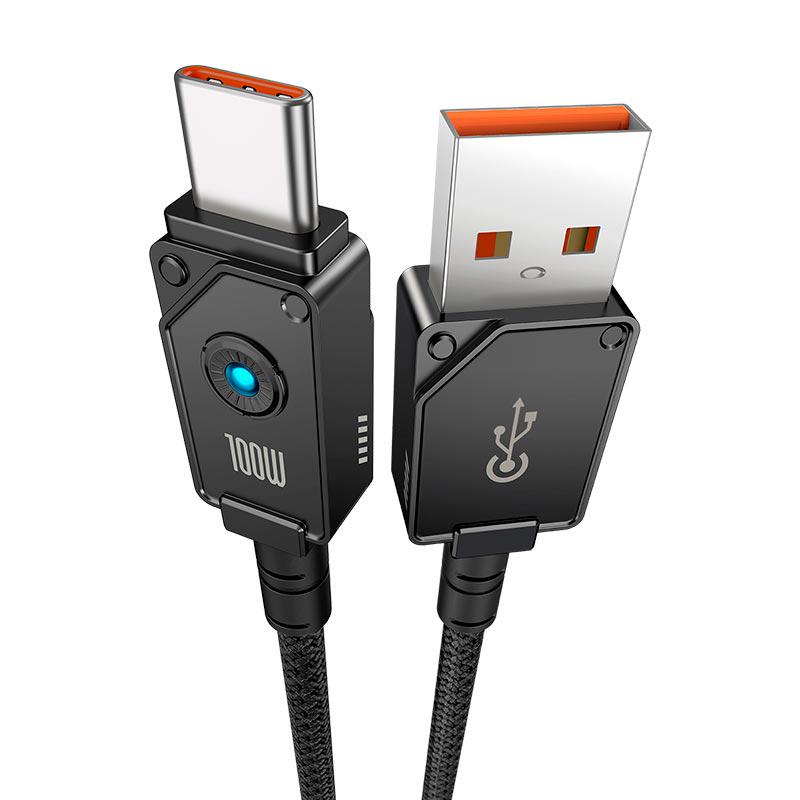 Кабель BASEUS Type-C Unbreakable Series Fast Charging Data cable 1 м 100 Вт 6A Black (P10355801111-00)