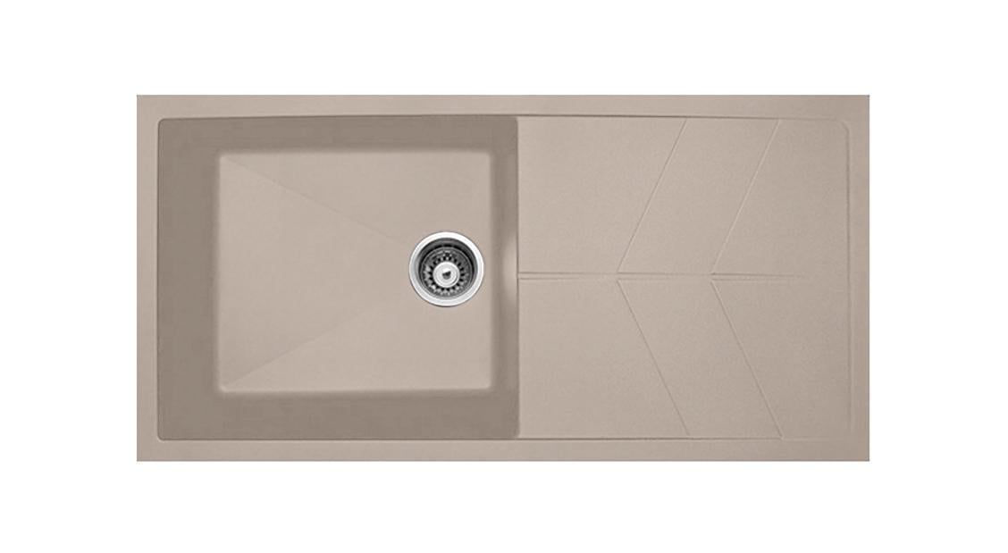 Кухонная мойка LONGRAN JAZZ JZG 1000.500 Бежевый (58 Sabbia) - фото 1