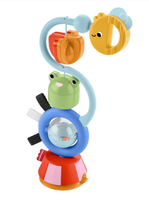 Іграшка на присосці Fisher-Price Жабка й бджілка (JHB46)