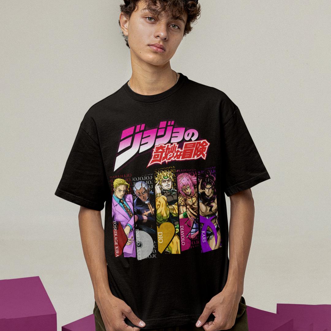 Футболка унисекс JoJos Bizarre Adventure 3XL Черный (31175017)