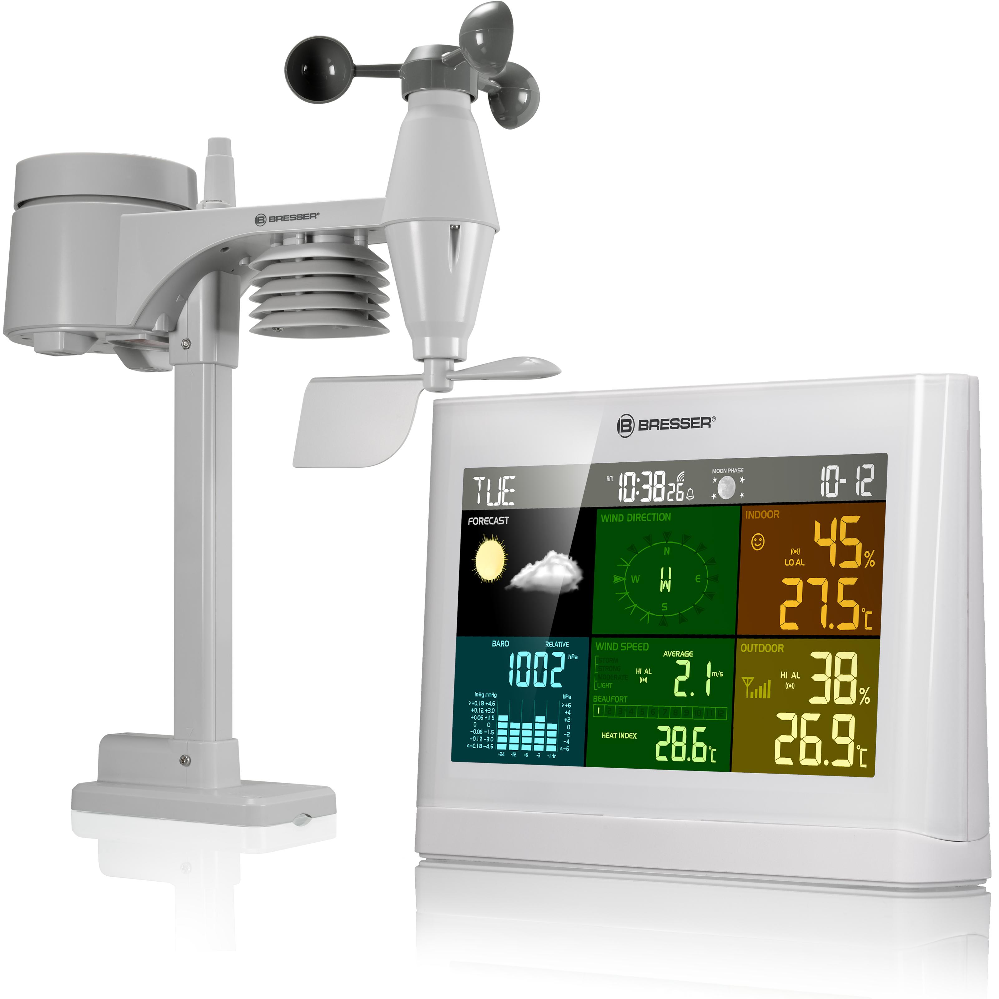 Метеостанция Bresser Comfort Weather Center 5в1 White (7002550GYE000)