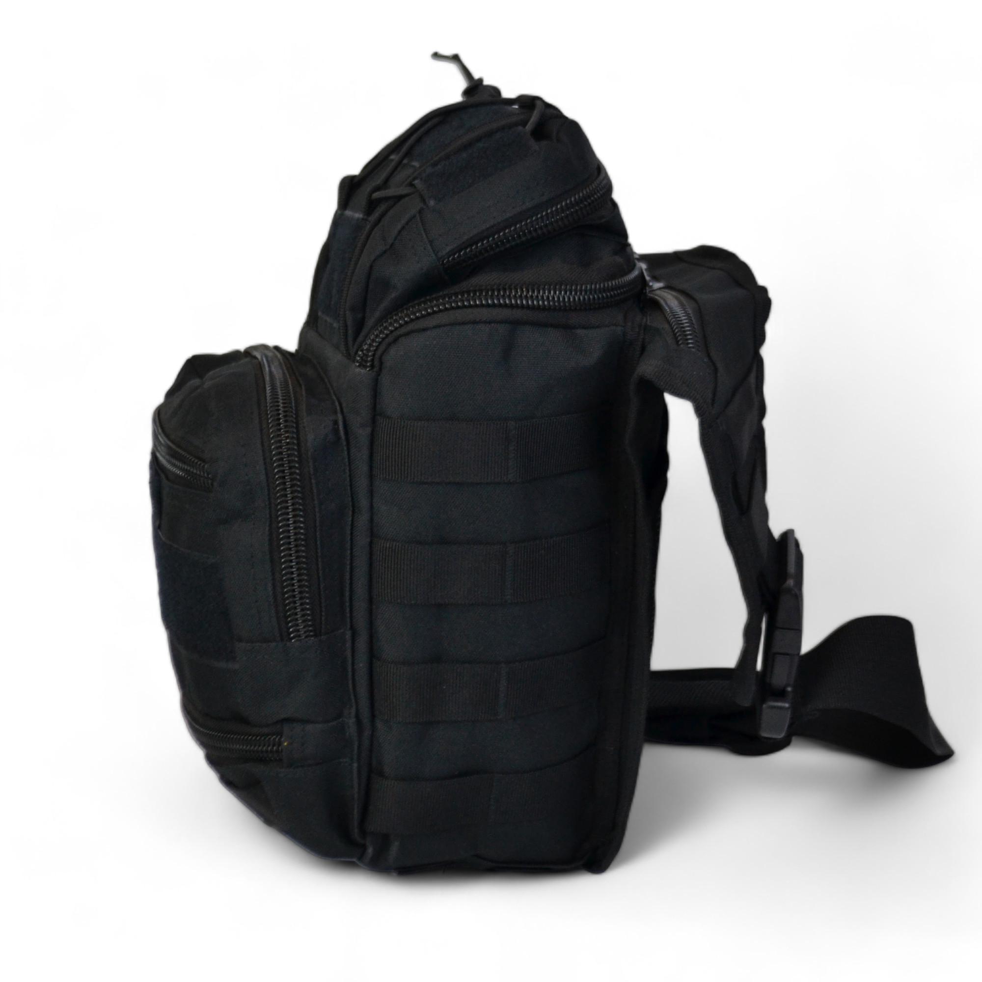 Сумка военная через плечо Черный (457026) - фото 6 Сумка военная через плечо Черный (457026) - фото 6