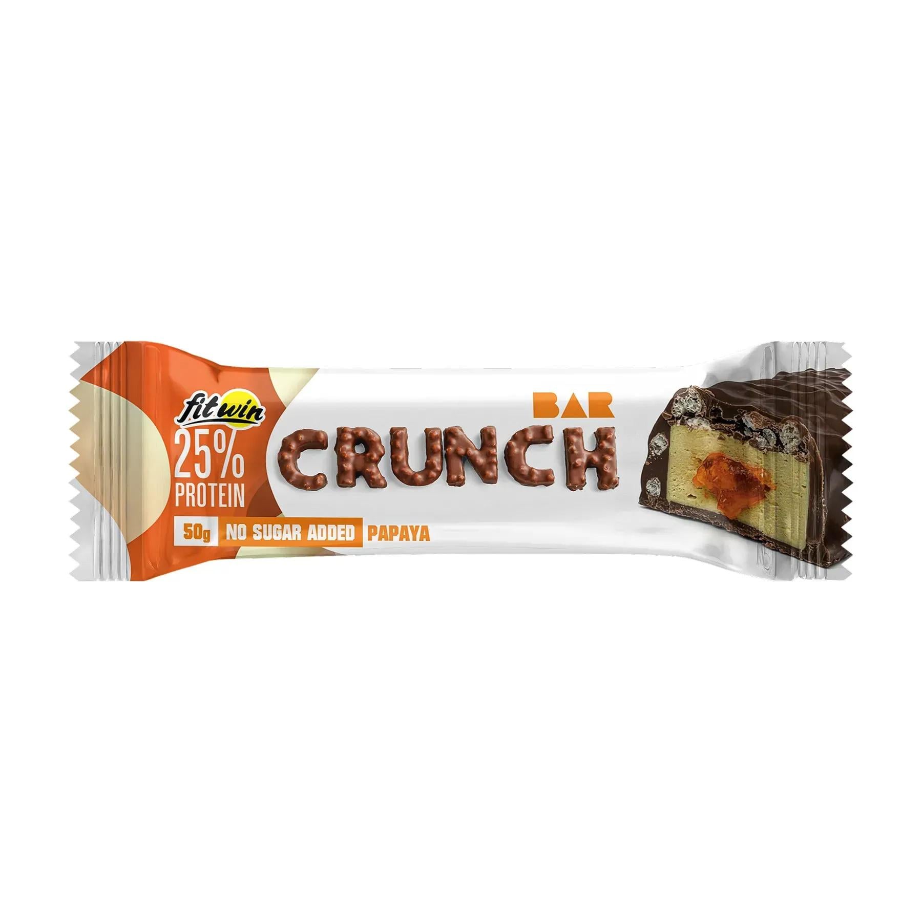 Протеїновий батончик FitWin CRUNCH BAR 50 г Папайя (FIT-208) Протеїновий батончик FitWin CRUNCH BAR 50 г Папайя (FIT-208)