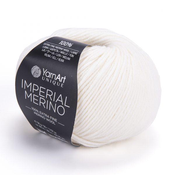 Пряжа YarnArt Imperial Merino 3302 Белый (6224)