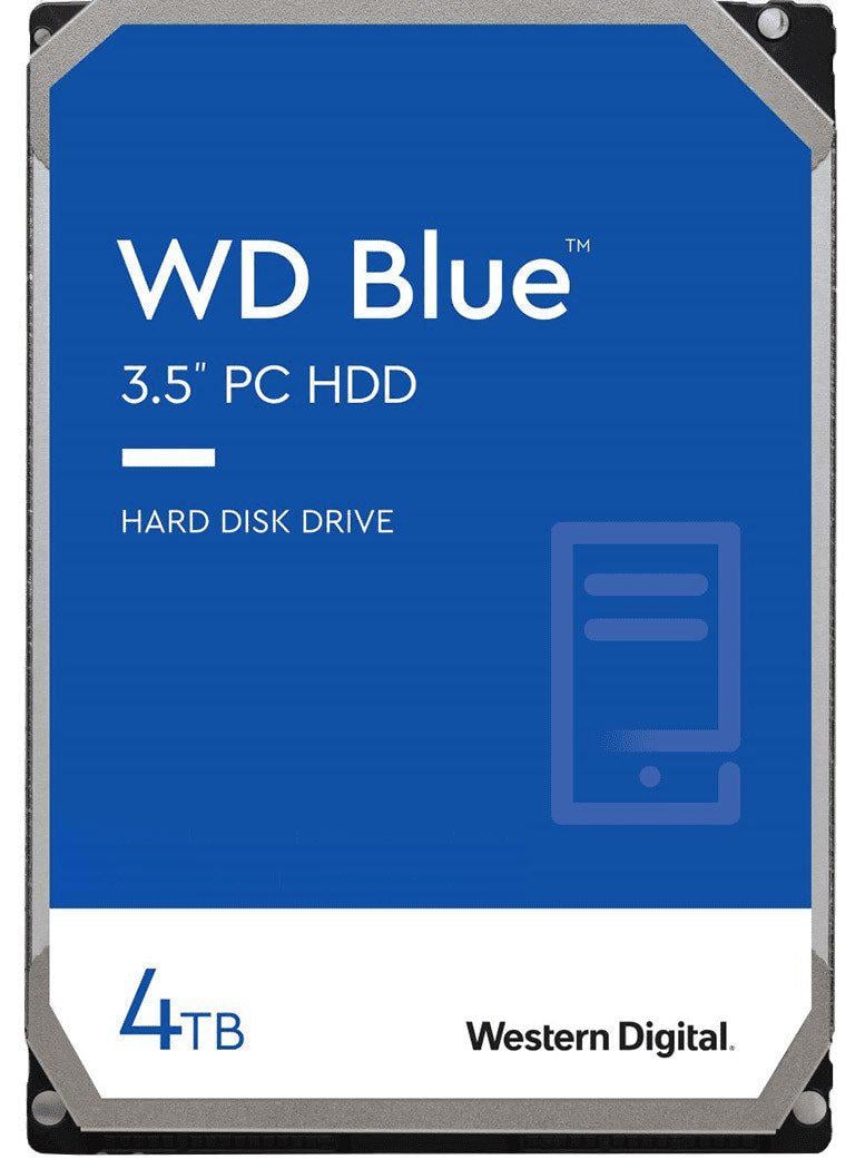 Жорсткий диск WD Blue HDD 3,5" SATA 4TB 5400rpm/256MB (WD40EZAX)