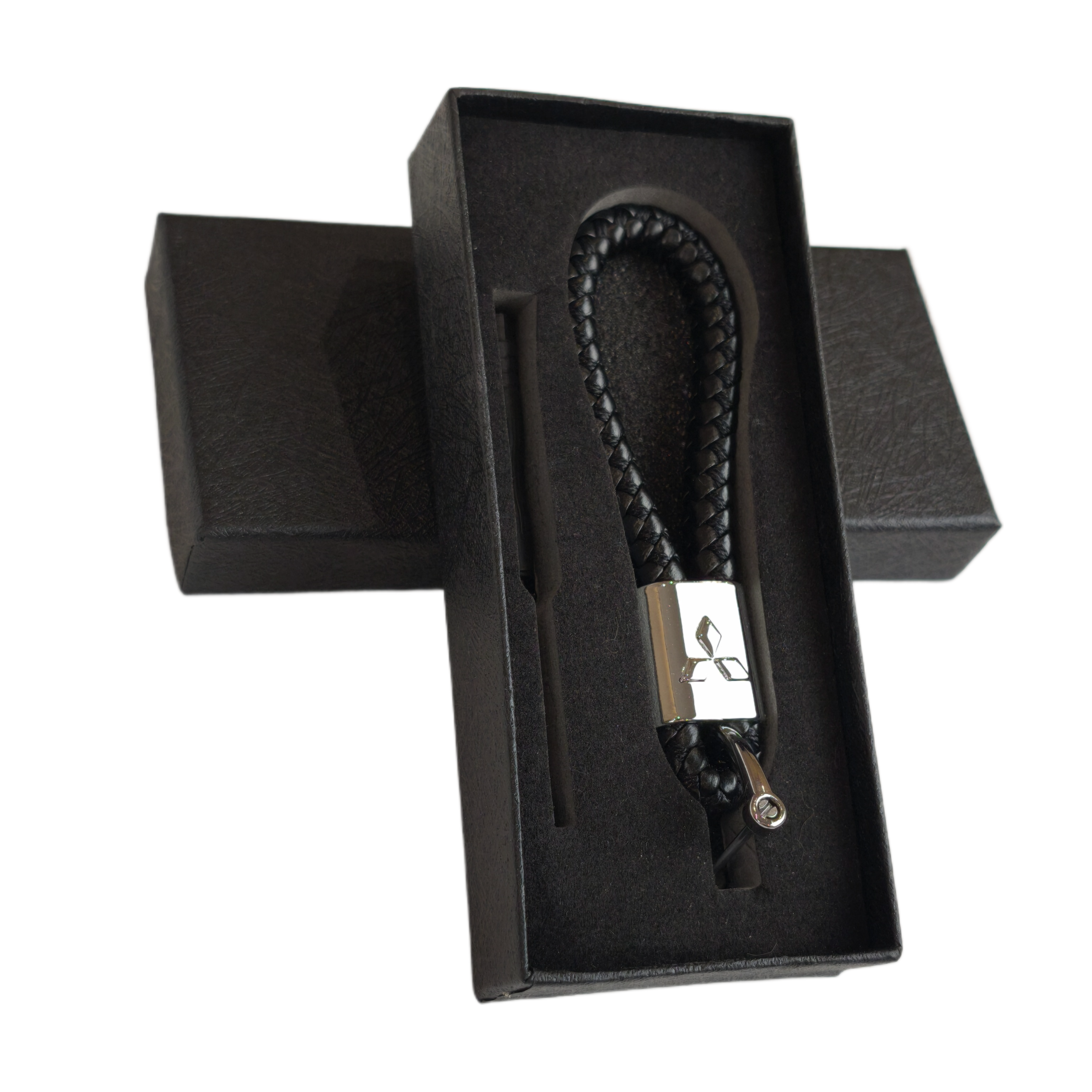 Брелки на ключи Mitsubishi плетеный (U9196)