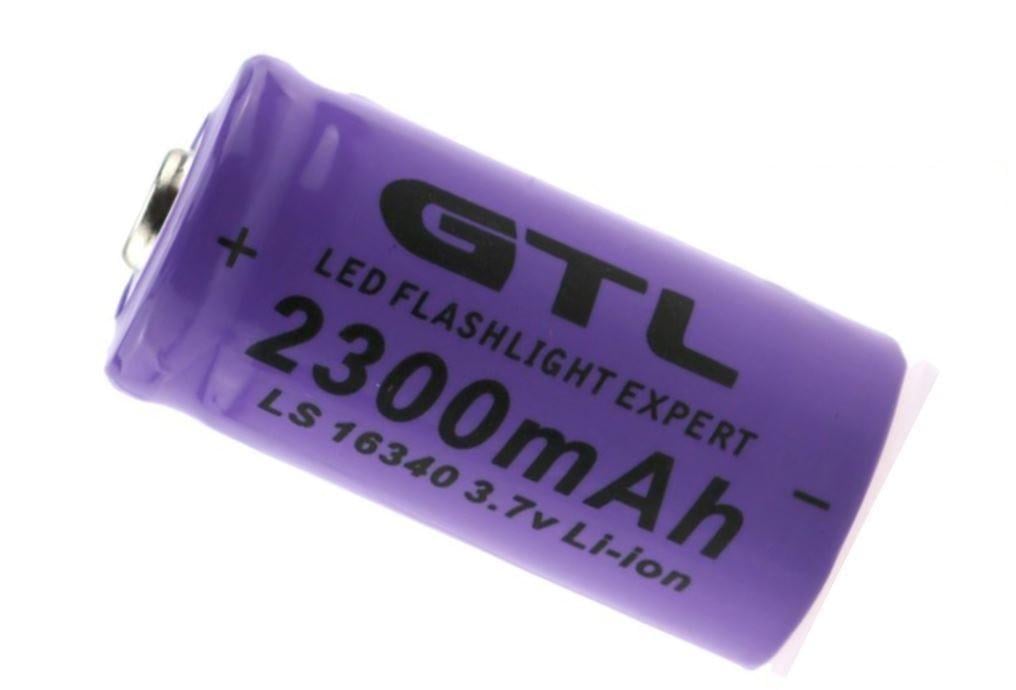 ᐉ Аккумулятор CR123A CR123 LR123A 16340 GTL 2300 mAh