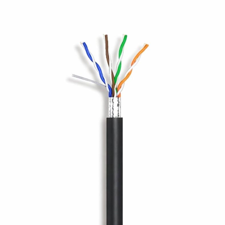 Кабель сетевой наружный Одескабель КППЭ-ОП 4x2x0.51 F/UTP Cat5e 305 м экранированный Black (33088462)