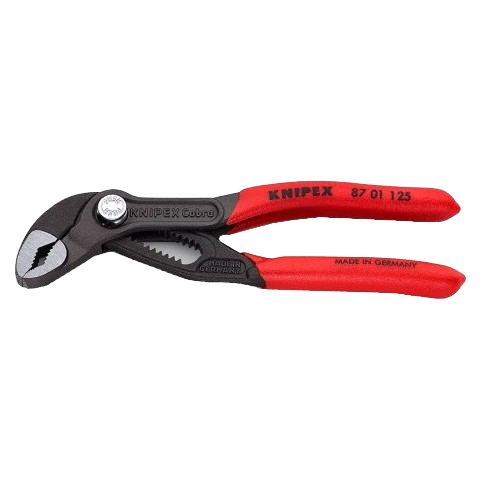 Клещи сантехнические KNIPEX Cobra 87 01 125 Раскрытие губок до 27 мм Красный (33088187)