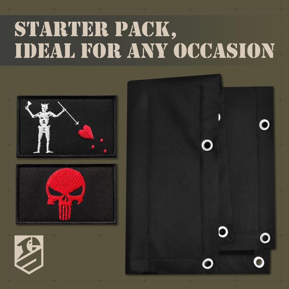 Панель-стенд для шевронов на липучке с 2 патчами 69х110 см (25755) - фото 5