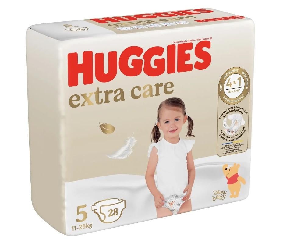 Підгузки Huggies Extra Care 5 від 12 до 22 кг 28 шт. (5029053547794)