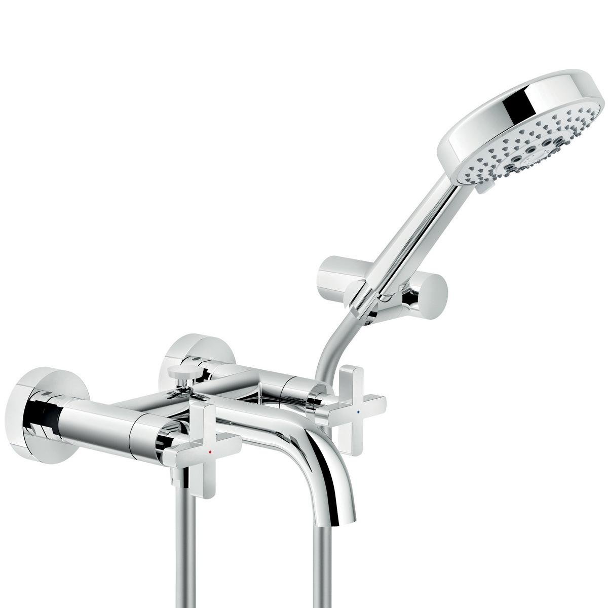 Смеситель для ванны Nobili Lira LR116210CR двухвентильный Хром (183835)