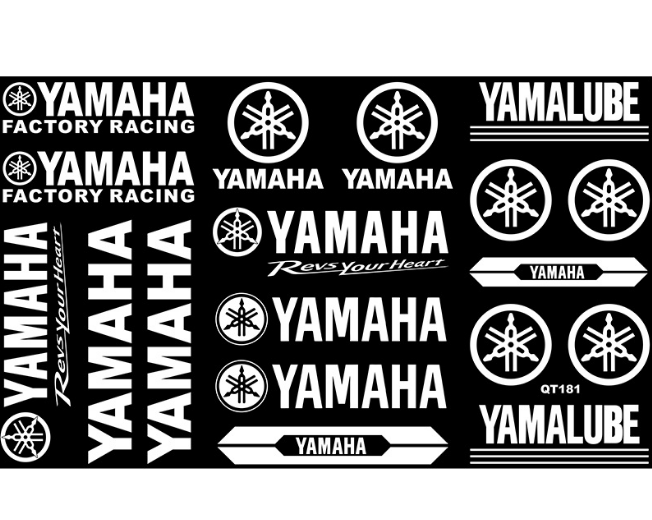 Набор наклеек YAMAHA FACTORY RACING (2854668586)