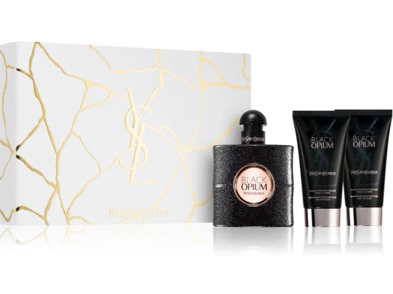 Парфюмированная вода для женщин Yves Saint Laurent Black Opium 50 мл с лосьоном для тела 50 мл 2 шт. (5866)