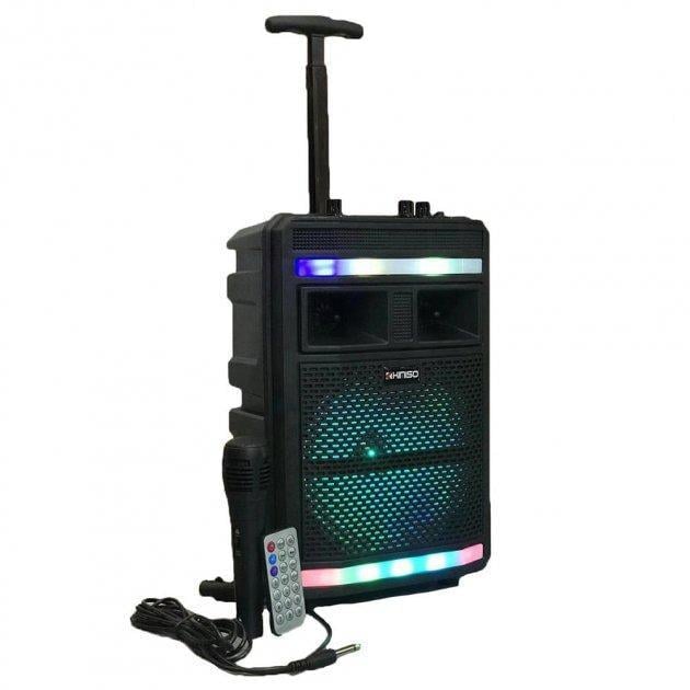 Колонка портативная Bluetooth KIMISO с микрофоном 839QS 8" BASS
