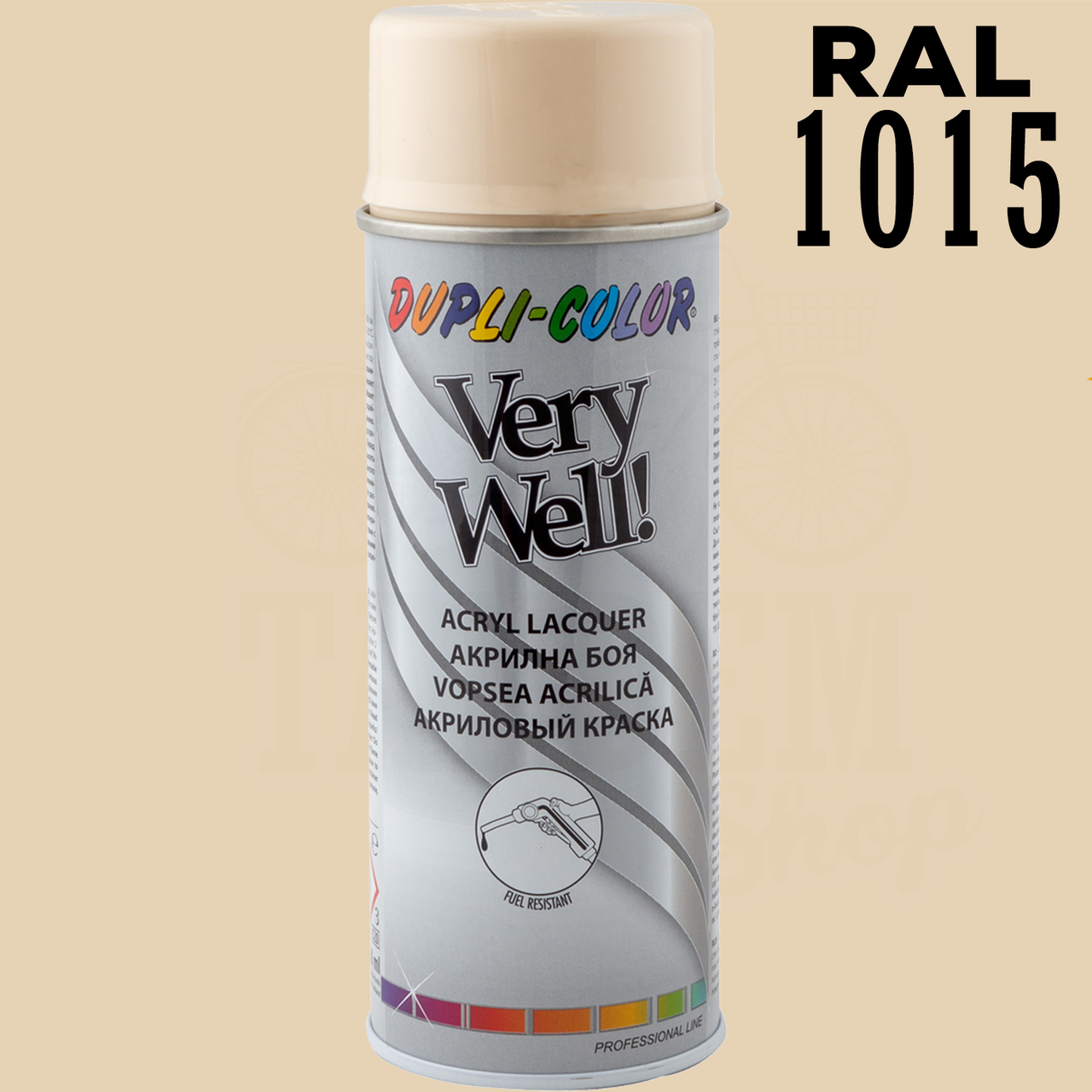 Аэрозольная краска эмаль акриловая универсальная Dupli Color Very Well 400 мл Светлая слоновая кость (RAL - фото 2