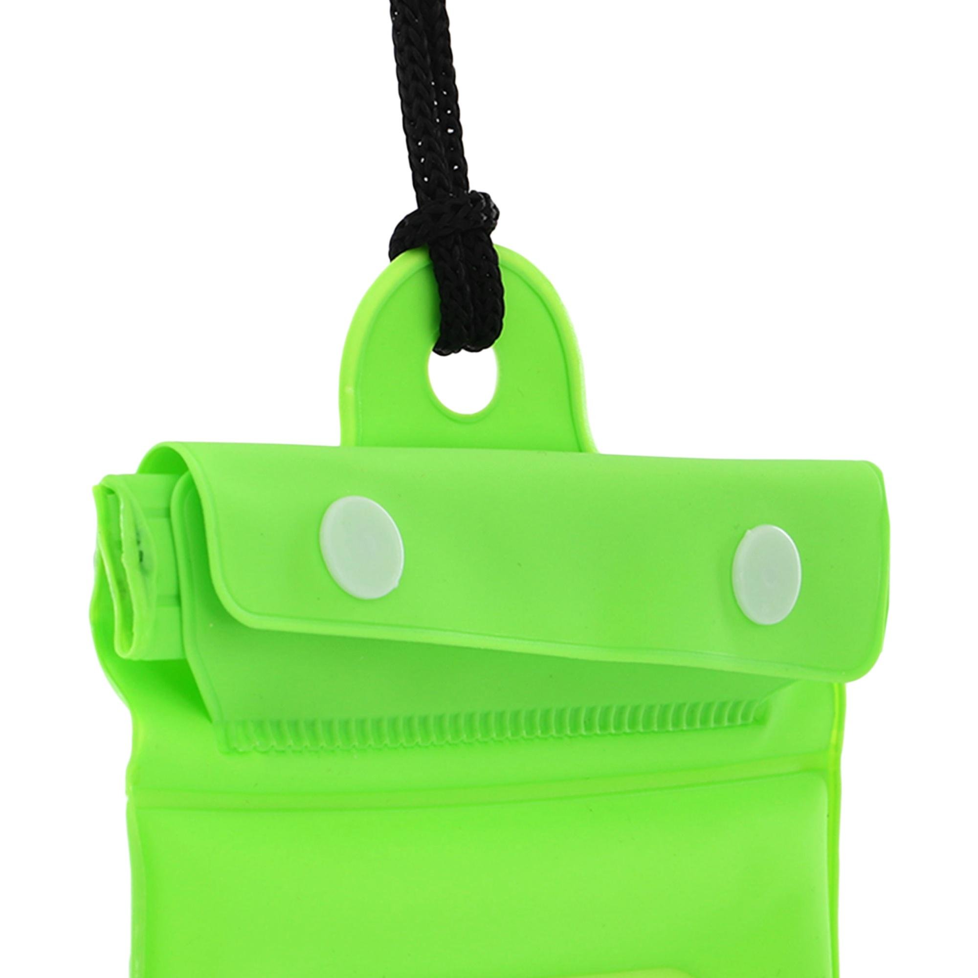 Чохол-гаманець на шию водонепроникний SP-Sport F3828 (PVC, на шию, внутрішні розміри-17x9см, салатовий) - фото 5 Чохол-гаманець на шию водонепроникний SP-Sport F3828 (PVC, на шию, внутрішні розміри-17x9см, салатовий) - фото 5