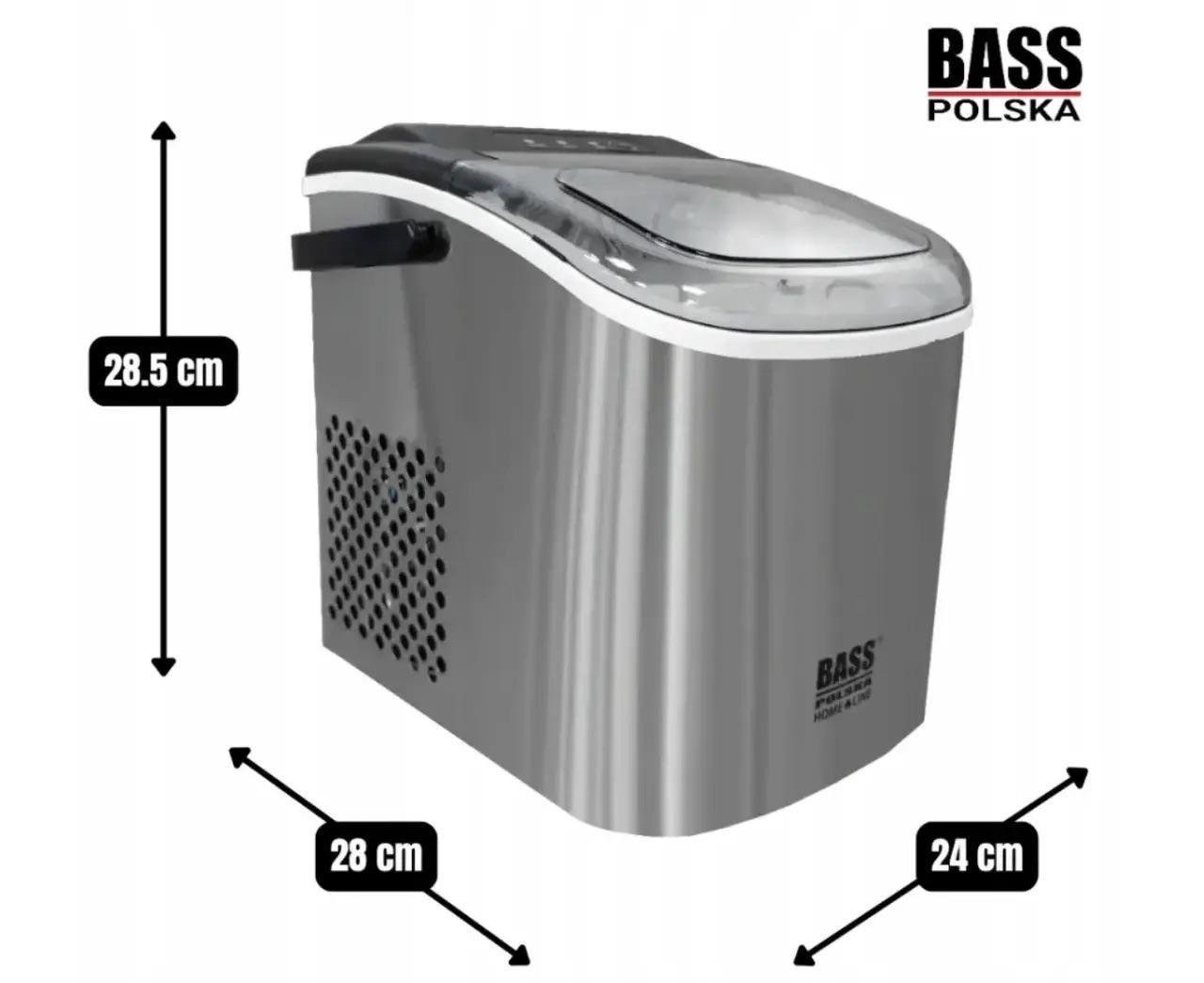 Льодогенератор автоматичний Bass Polska 12 кг/доба Сірий (BH10002) - фото 3 Льодогенератор автоматичний Bass Polska 12 кг/доба Сірий (BH10002) - фото 3