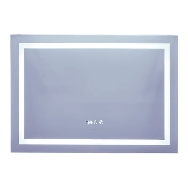 Зеркало для ванной комнаты MIXXUS Warm MR02 часы/LED-подсветка/антизапотевание 100x70 см (MI6002) Зеркало для ванной комнаты MIXXUS Warm MR02 часы/LED-подсветка/антизапотевание 100x70 см (MI6002)