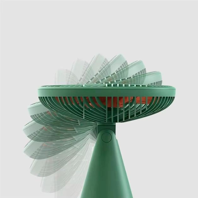 Вентилятор портативный Sothing Forest Desktop Fan питание от USB Green (DSHJ-S-1907) - фото 3