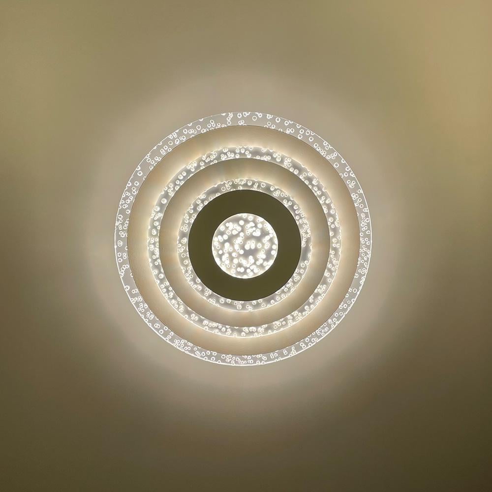 Светильник круглый с прозрачным акрилом с пузырьками Ø 35 см (2245-350 Q WT) - фото 3 Светильник круглый с прозрачным акрилом с пузырьками Ø 35 см (2245-350 Q WT) - фото 3